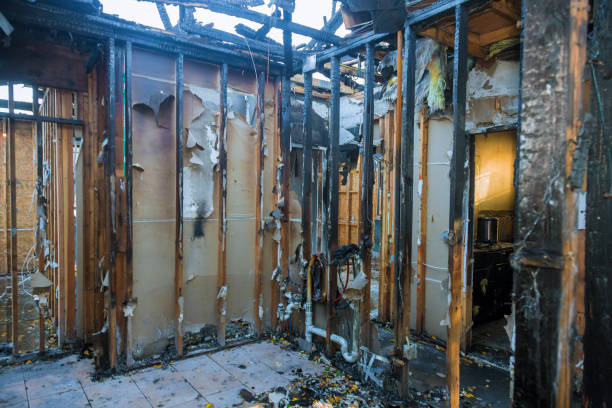 Professional Fire Damage Restoration technician working in Clearwater, FL